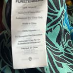 Diane Von Furstenberg  DVF fess ruffles zipper. Blue black Photo 4