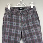 Paige hoxton ankle skinny leg jeans in black Atlantic tartan plaid size 25 Photo 3