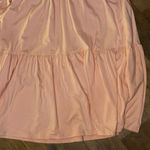 Reborn J  Peach Midi Dress Tiered size medium NWT Photo 3