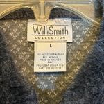 Willi Smith  Charcoal and Light Gray Fair Isle Patterned Jacket Photo 2