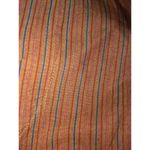 Vintage L.A. Passion Rust stripe shirt belted dress mandarin collar size 11 Photo 4