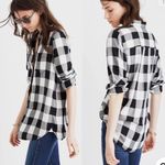 Madewell Slim Ex Boyfriend Buffalo Check Shirt Photo 1