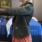 DOMA navy blue leather jacket, size small Black Photo 4