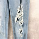 Indigo Rein  Distressed Ripped Jeans Womens 5/26 Straight Leg Street Grunge Indie Photo 8