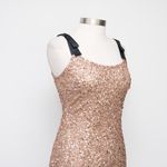 Adrianna Papell - Sequin Bow Straps Dress Photo 5