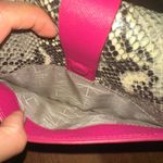 Badgley Mischka  snakeprint pink button closure crossbody bags Photo 6