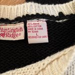 Vintage 80s ? Huntington Ridge Floral Sweater Cottagecore Retro Knit Size L Photo 4