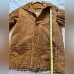 Retro Vintage Brown Corduroy Topcoat Paisley Lining Sized By Measuments Size undefined Photo 6