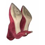 Michael Kors  Carey Booties Size 6 Red Suede Heels‎ Photo 4