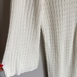 Toteme Cable wool blend Knit Midi Dress Small White Photo 6