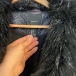 Forever 21 SM motorcycle leather faux fur collar jacket Photo 2