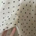 Libby Edelman Light Pink Blouse With Black Detailing Photo 4