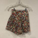 J.Crew Shorts Womens 000 Liberty Fabric Multicolor Floral Paperbag Waist Belted Photo 1