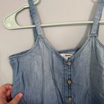Sonoma  Goods for Life Blue Chambray Button Front Cami Tank Top Women's Size Small Photo 3