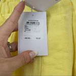 FRNCH NWT  Yellow High Waisted Tie Belt Shorts M Photo 6