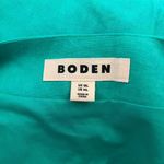 Boden USA NWOT Boden Linen Aquamarine Green Ruffles Midi Dress Size 14 Long Photo 10