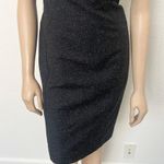 Halogen [] Charcoal Gray Wool Tweed Sheath Dress Knee Length Workwear Office Sz 6 Photo 5