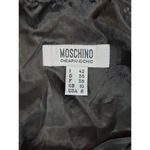 Moschino Cheap and Chic wool nylon little black dress shift Size 8 Photo 8
