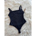 SKIMS Fits Everybody Square Neck Bodysuit Onyx Size Large Photo 1