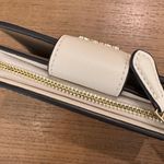 Coach Medium Corner Zip Wallet In Signature Canvas With Heart Print Photo 4