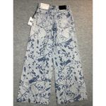 BDG Urban Outfitters Jeans BLue Floral Low Rise A Wide Leg Size 25 Photo 3