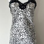 Vintage Satin Lingerie Slip Black Size M Photo 2