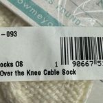 Show Me Your Mumu  High Cream Knee Cable Knit Socks One Size New NWT Photo 2