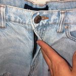 Aeropostale  mom Jeans distressed white wash jeans size 2 ankle jeans very open‌ Photo 2