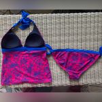 Boden Positano Halter Tankini Bikini‎ 8 vacation resort travel Pink Photo 1