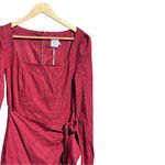 Princess Polly  The Villa Mini Dress In Burgundy Size 6 Photo 5
