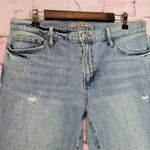 joe's jeans LARA CYBELE STRAIGHT RAW ANKLE LIGHT ACID WASH JEANS 31 Photo 2