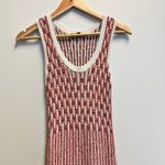 Derek Lam Orange Cream Boho Chic Crochet Sleeveless Mermaid Sweater Dress Small Photo 4