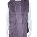 Koolaburra by Ugg Brushed Back Sherpa Cozy Vest Moonscape/Purple Large NWOT Photo 0