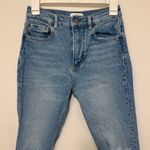 Boyish  the Zachary High Rise Skinny Jeans Stretch Size 25 Knee Distress Fray Hem Photo 1