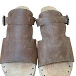 Free People Farylrobin x Dara Pigskin Leather Platform Clog Slides Photo 5