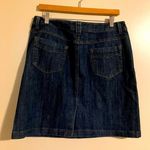 Eddie Bauer Women's Blue Denim Jean Pencil Skirt Size 10, Pockets, Zipper Photo 3