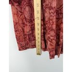 Peruvian Connection Floral Boho Tunic Dress Red Viscose Pintuck Peasant S Photo 6