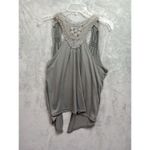 Eyelash Couture Women Small Vest Lace Embroidered Grey Photo 6