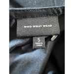 Who What Wear  Black Midi Shirt Dress Bell Sleeve W/Bows Whimsygoth Cottage Sz S Photo 5