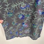 Fresh Produce  Fish Print‎ Midi DRESS Small Gray Blue Coastal Tropical Resort Photo 7