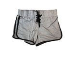 Rue 21 gray athletic running shorts with black trim and elastic waistband and cr Photo 1