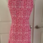 Ralph Lauren RLX  Printed V-Neck Knit Bright Pink Fish Womens Golf Dress Photo 8