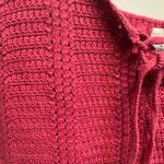 Old Navy  Top Womens Large Sleeveless Pink Crop Crochet‎ Photo 3