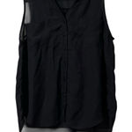 Wet Seal  Women Sleeveless Button Down Top‎ Sz Medium Sheer Lightweight Polyester Photo 0