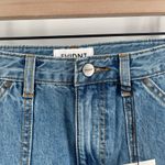 Evidnt  Los Angeles Skirt Size 26 Denim Jean Pencil Front Slit High Waist NWT Photo 8