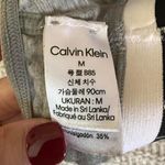Calvin Klein  lounge bra. grey white and black. size medium. Photo 2