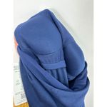 Lands' End One Shoulder Dress S Navy Tencel Minimalist Resort Chic Quiet Luxury Blue Photo 3