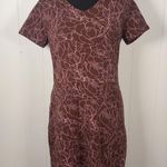 Duluth Trading Co NoGa Naturale Dress Womens Xs Red Short Sleeve Cotton Pockets Photo 0