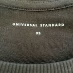 Universal Standard NWOT Classic Light Terry Sweatshirt Dress Black $124 XS 10 12 Photo 7