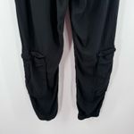 Johnny Was Pants SZ Extra Small Solid Black Cargo Jogger Pull On Boho Lagenlook Photo 8
